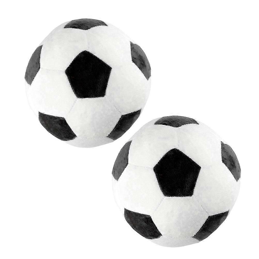 Soft Stuffed Football Plush Toy for Decoration with Realistic Design and Comfortable Plush Material 2pcs