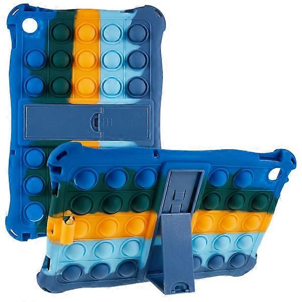 Compatible with Lenovo Tab M10 (3rd gen) Case Pop It Fidget Multicolor Blue