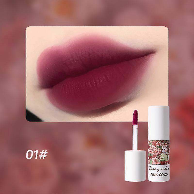 PINKCOCO Gallery Wildcat Soft Matte Lip Glaze Matte Surface Low Saturation High Color Rendering