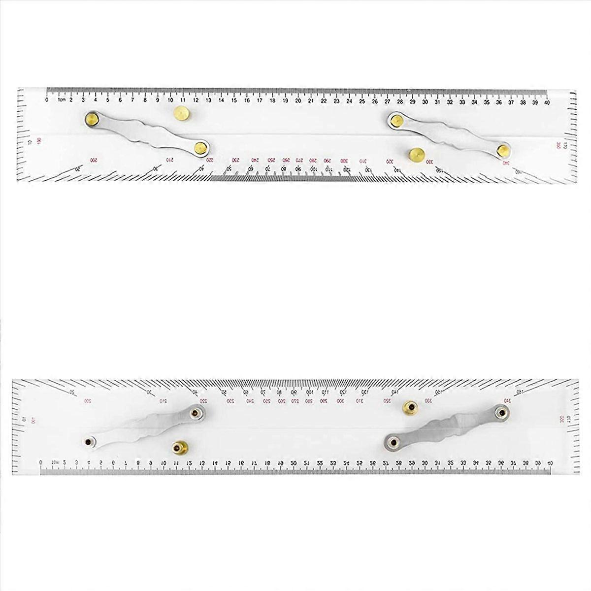 Marine Parallel Ruler Clear Scales, 450MM, Nautical Charts Parallel