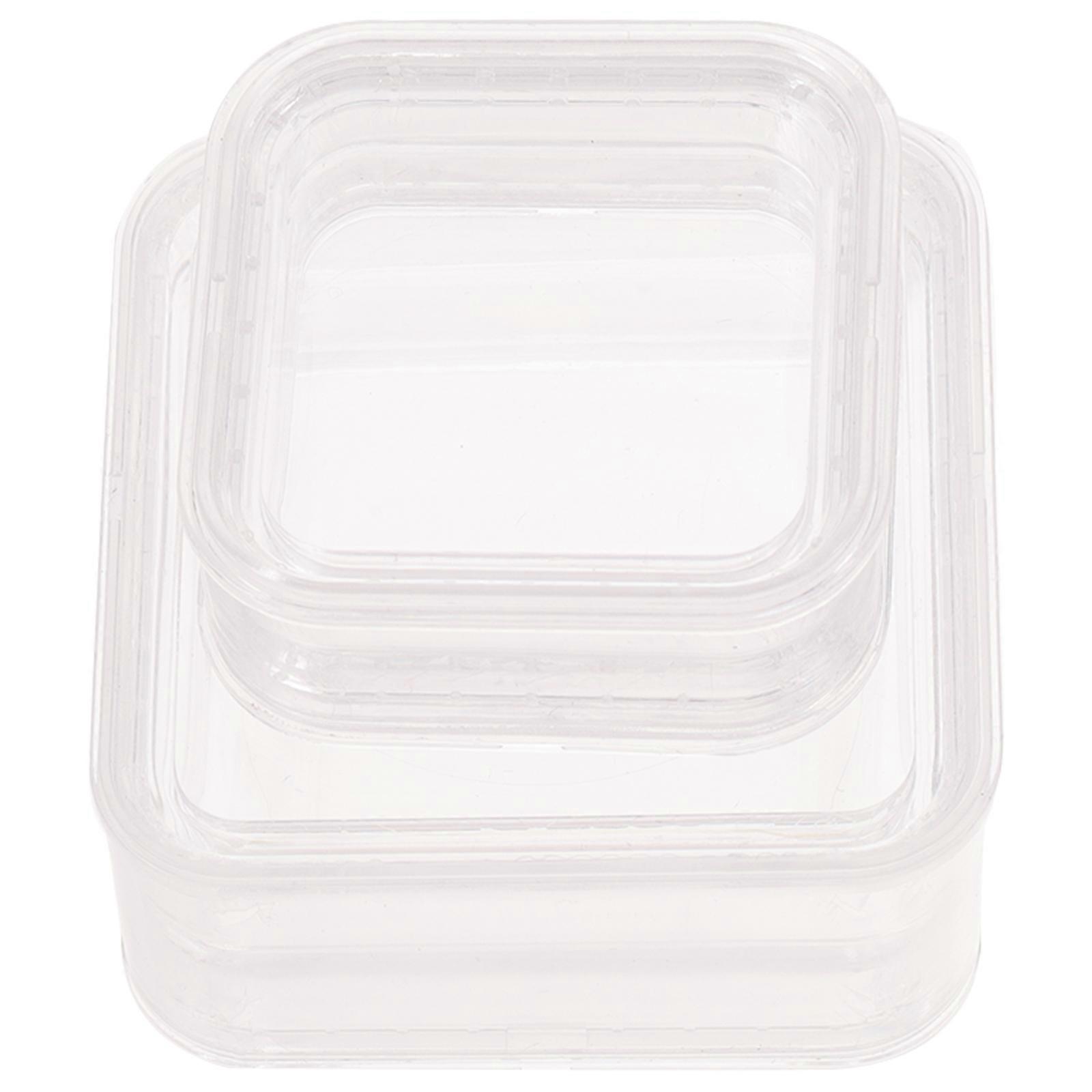 Transparent Jewelry Protective Boxes for Storage Use 6Pcs Organizer Cases
