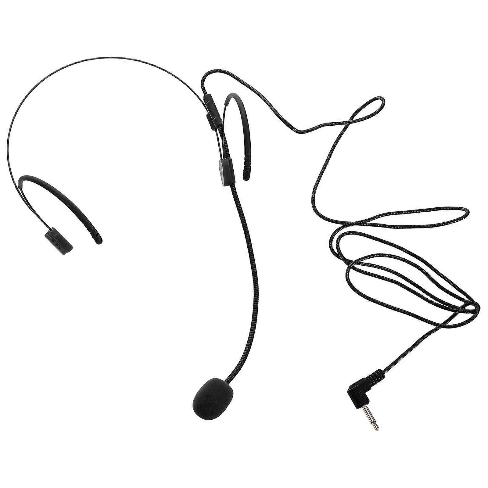 Wireless Microphone Headset with Advanced Sound Technology for Home Use Black Lightweight