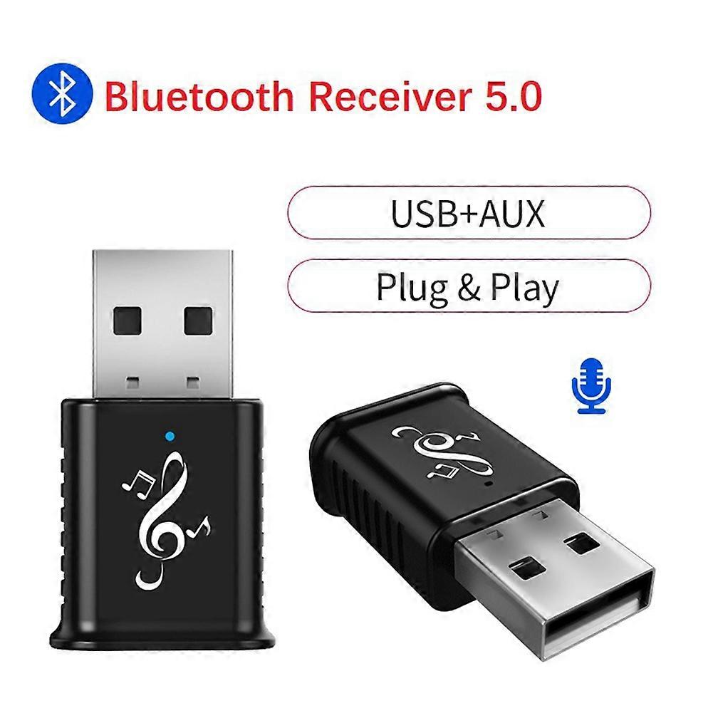 Mini USB Wireless Audio Adapter 5.0 Audio Receiver Stereo System USB 5.0 USB Audio Adapter Wireless Receiver