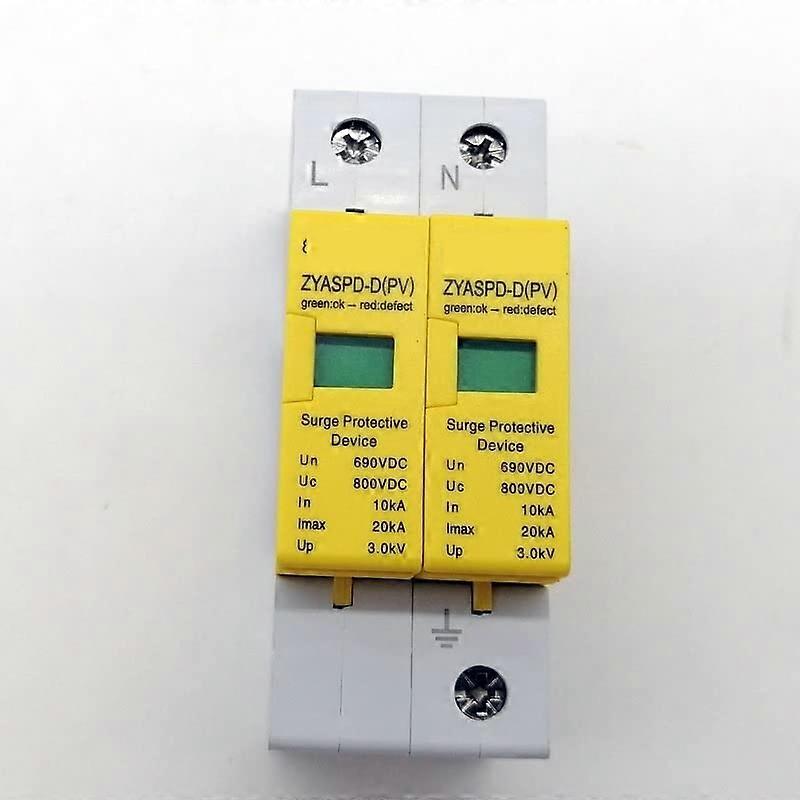 Circuit Breaker and DC Surge Protector 500V 800V 1000V 2P 3 Pole Lightning Protection for Home and Industrial Use