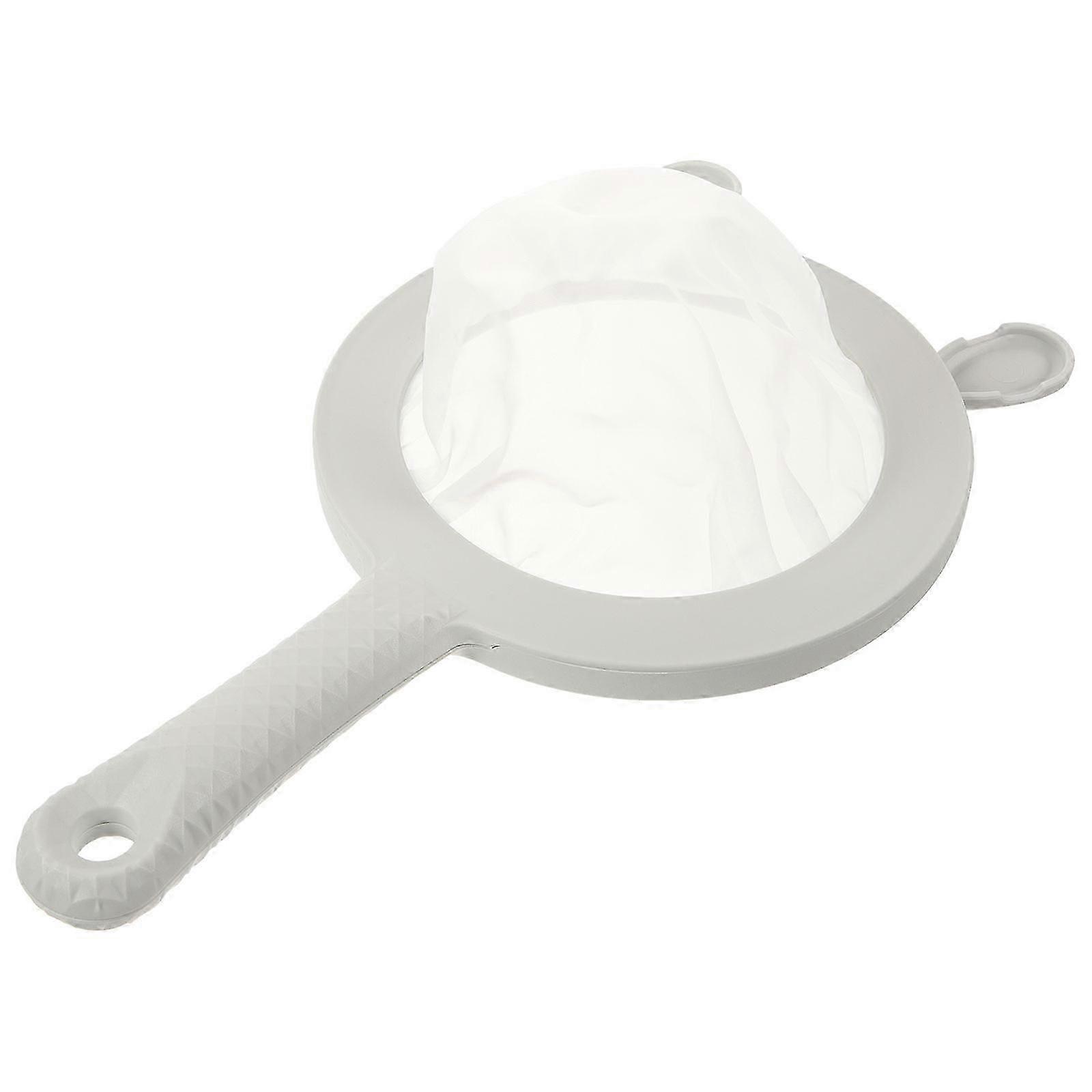 Fine Mesh Strainer Bag Rectangular Plastic Handheld Design For Kitchen Use 26x14.5cm Filtering 1Pack