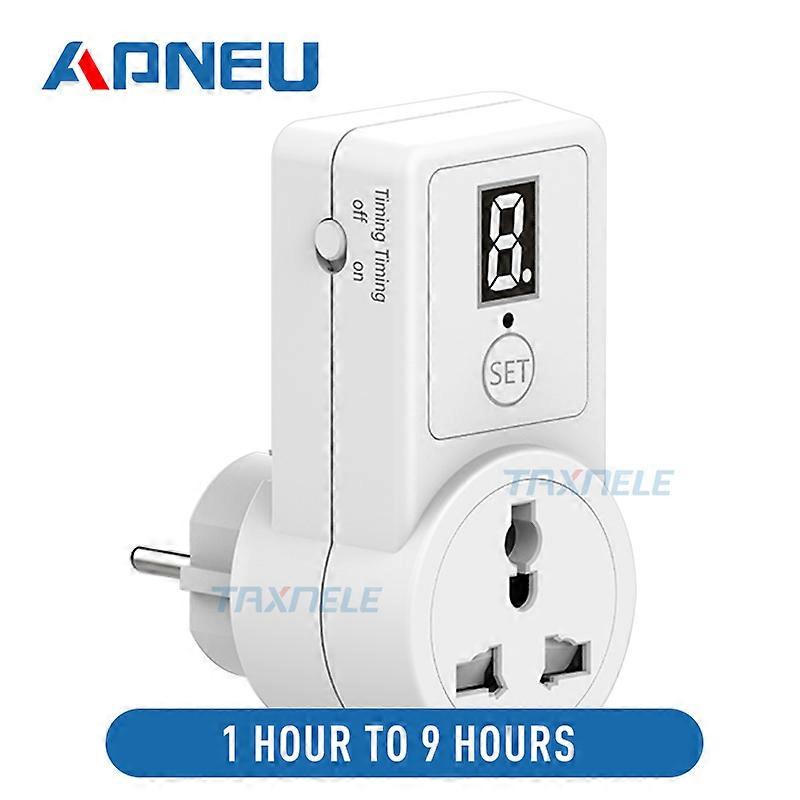digital  Countdown Timer Switch  Universal Socket Plug-in Time Control Phone  Battery Electric car charge Electric EU Plug  10A