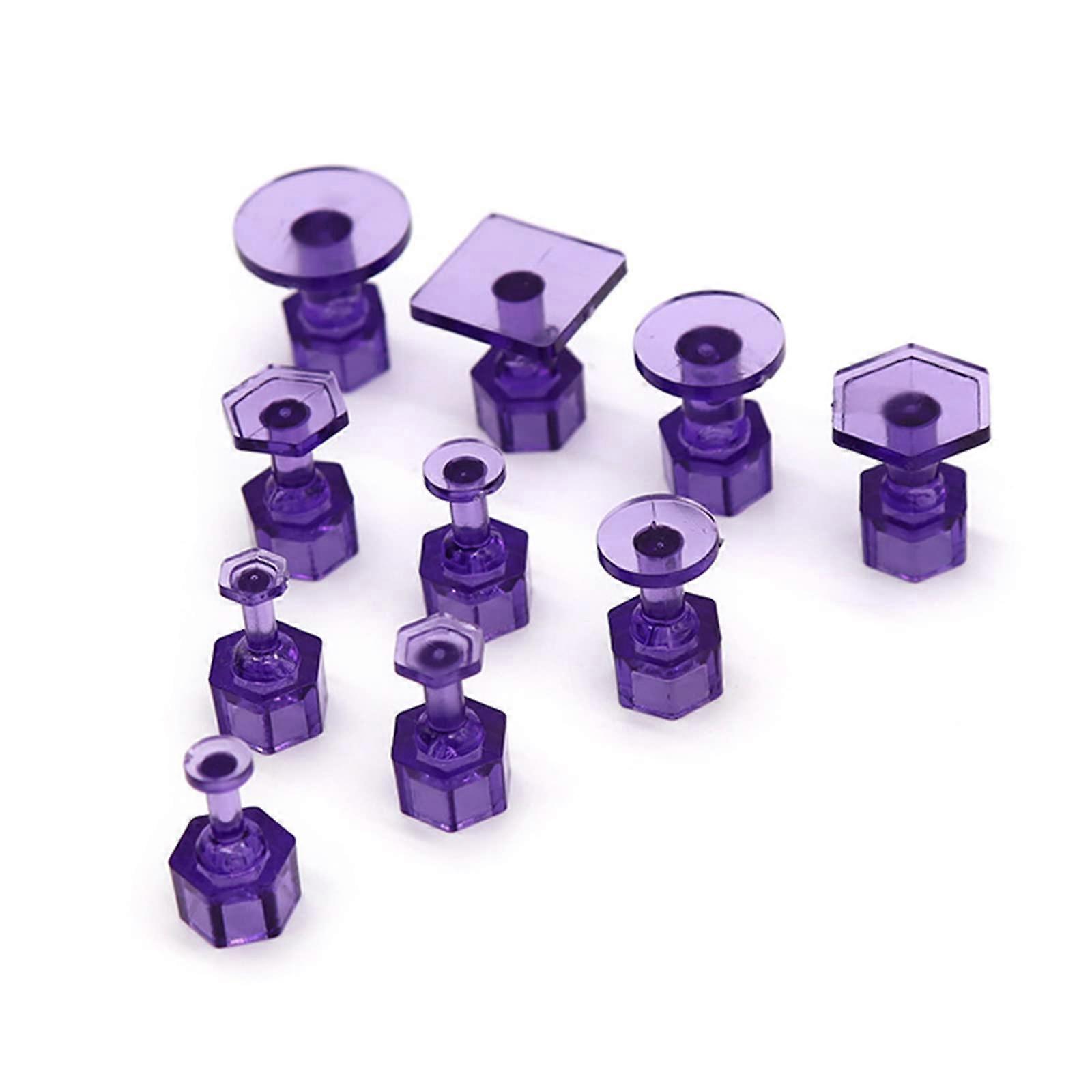 Paintless Dent  Kit Car Dent Puller Set with Multiple Tab Sizes for Quick Ding Removal