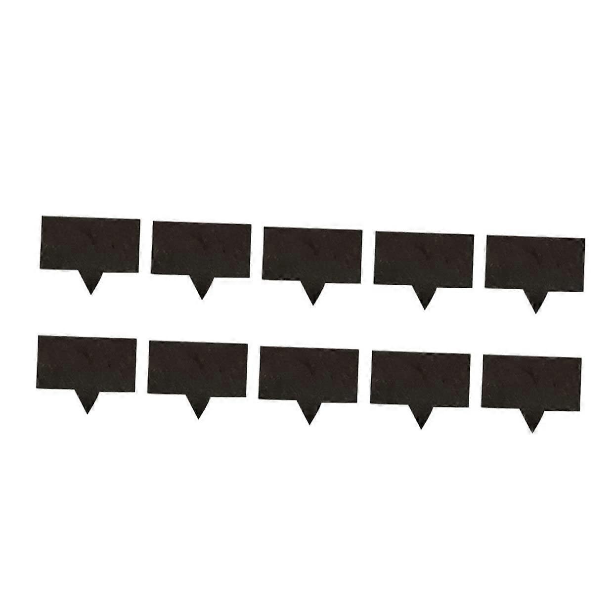 10pcs Cheese Markers Set Rustic Charcuterie Board Labels Reusable Square Design for Parties and Weddings