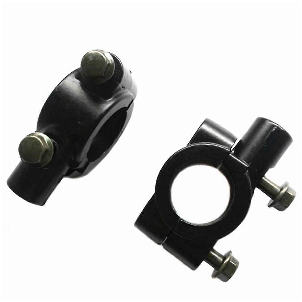 Motorcycle Rear View Mirror Adaptor Mount Clamp for 2Pcs Handlebar Mirrors