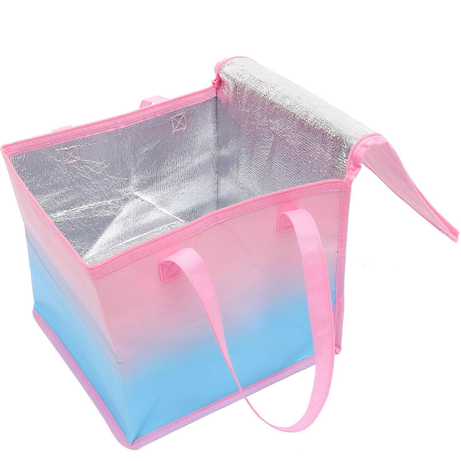 Bolsa térmica para compras con cremallera para llevar comida