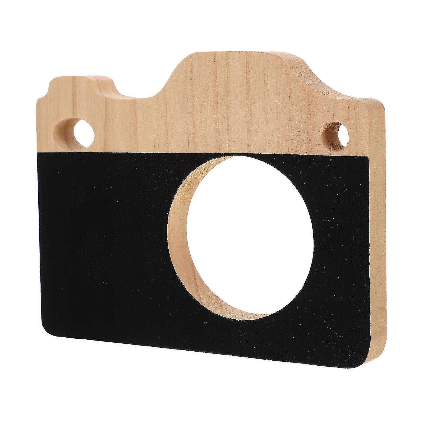 Kids Camera Wooden Decor Functional Camera Statue Ornament