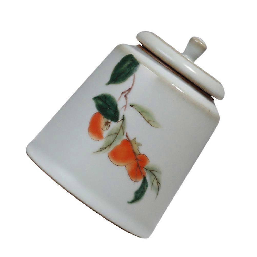 Loose Leaf Tea Container Ceramic Kitchen Canister Sealed Storage 1Pcs