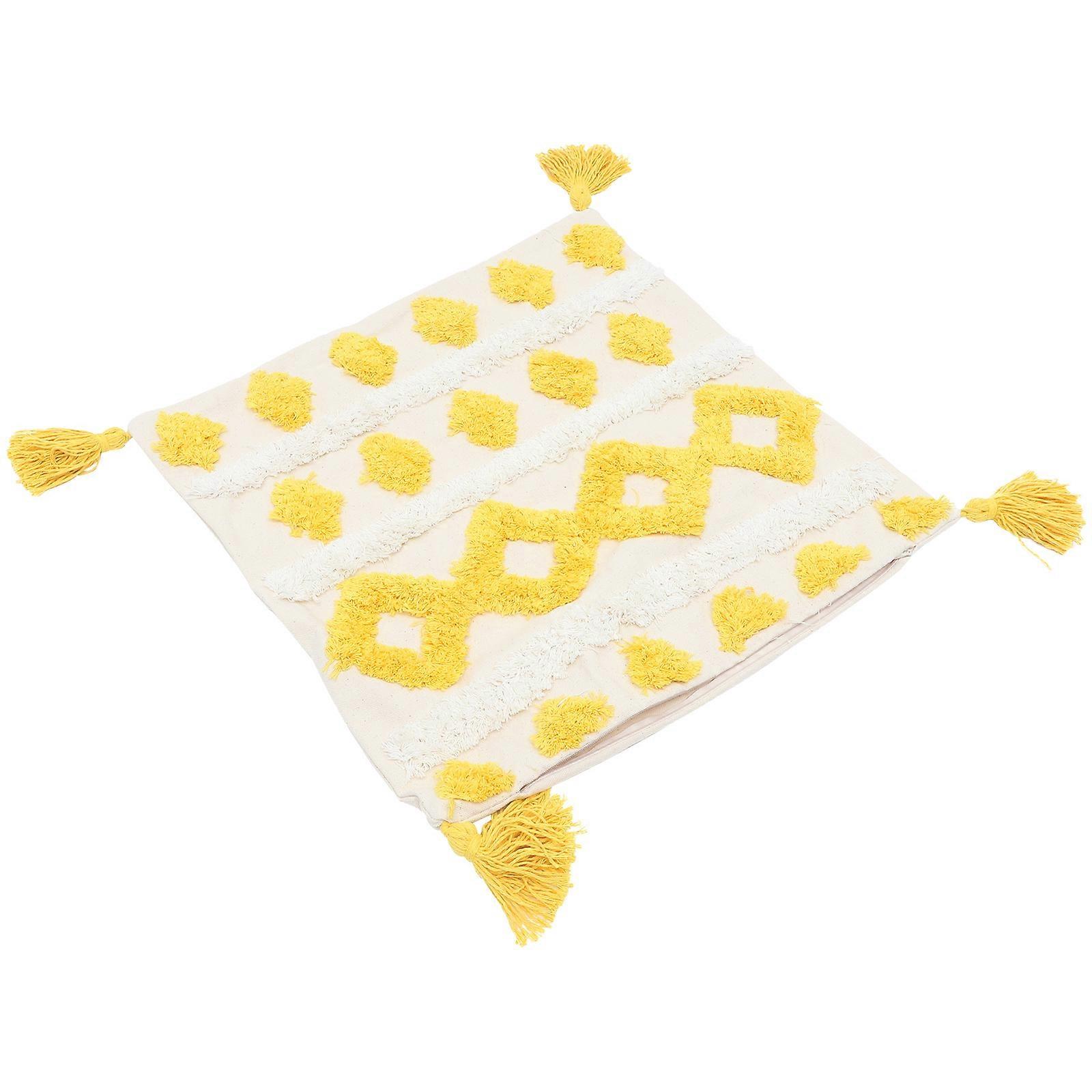 Decorative Cotton Throw Pillow Covers for Household Use 4Pcs