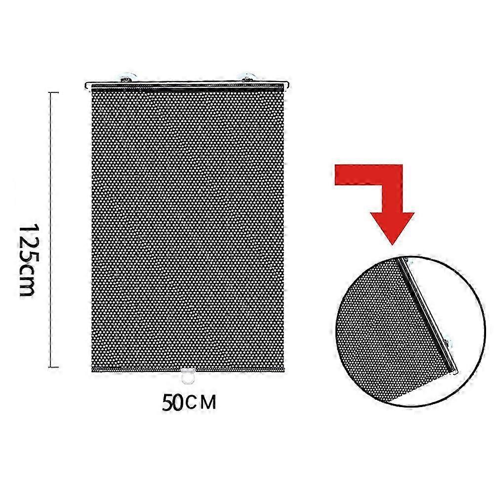 Blackout Blind Shade with Suction Cups Retractable Windshield Sun Shade 2025