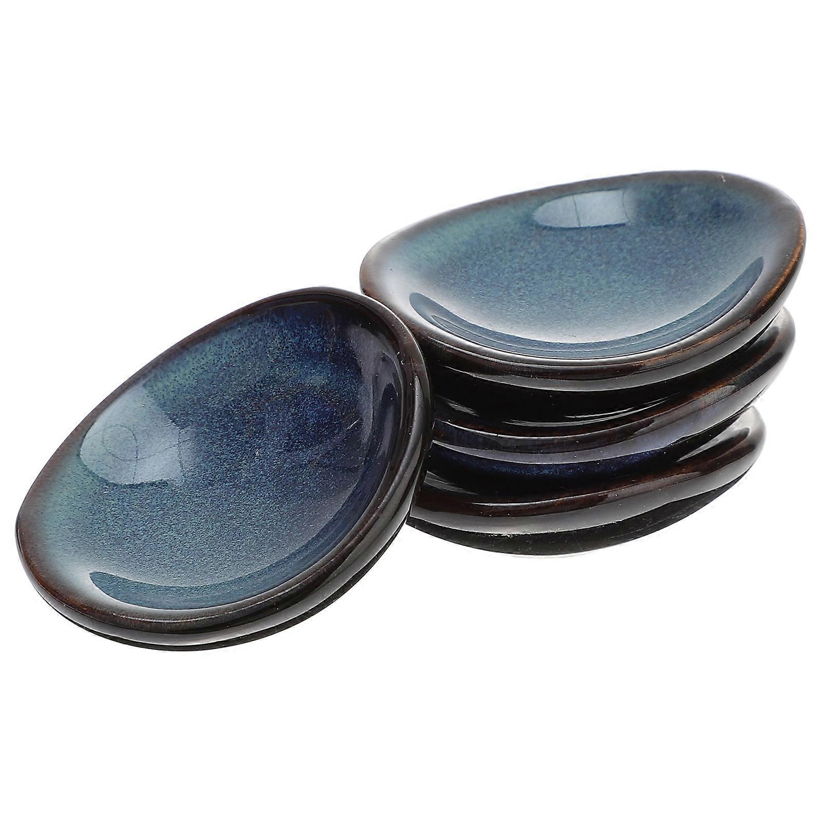 Spoon Holder Ceramic Keeping Table Clean For Household Users 4Pcs