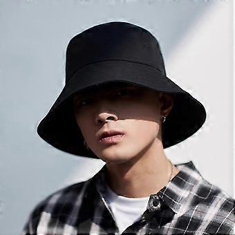 Kapelusz typu bucket hat damski z małą główką, kapelusz wędkarski męski, szeroki rondo, kapelusz panama, męski, bawełniany, duży rozmiar, 26-27