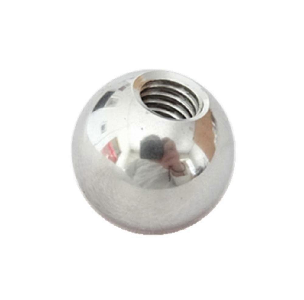 50mm Stainless Steel Threaded Tapping Ball with Wire, Half Hole, M22, Durable and Precise