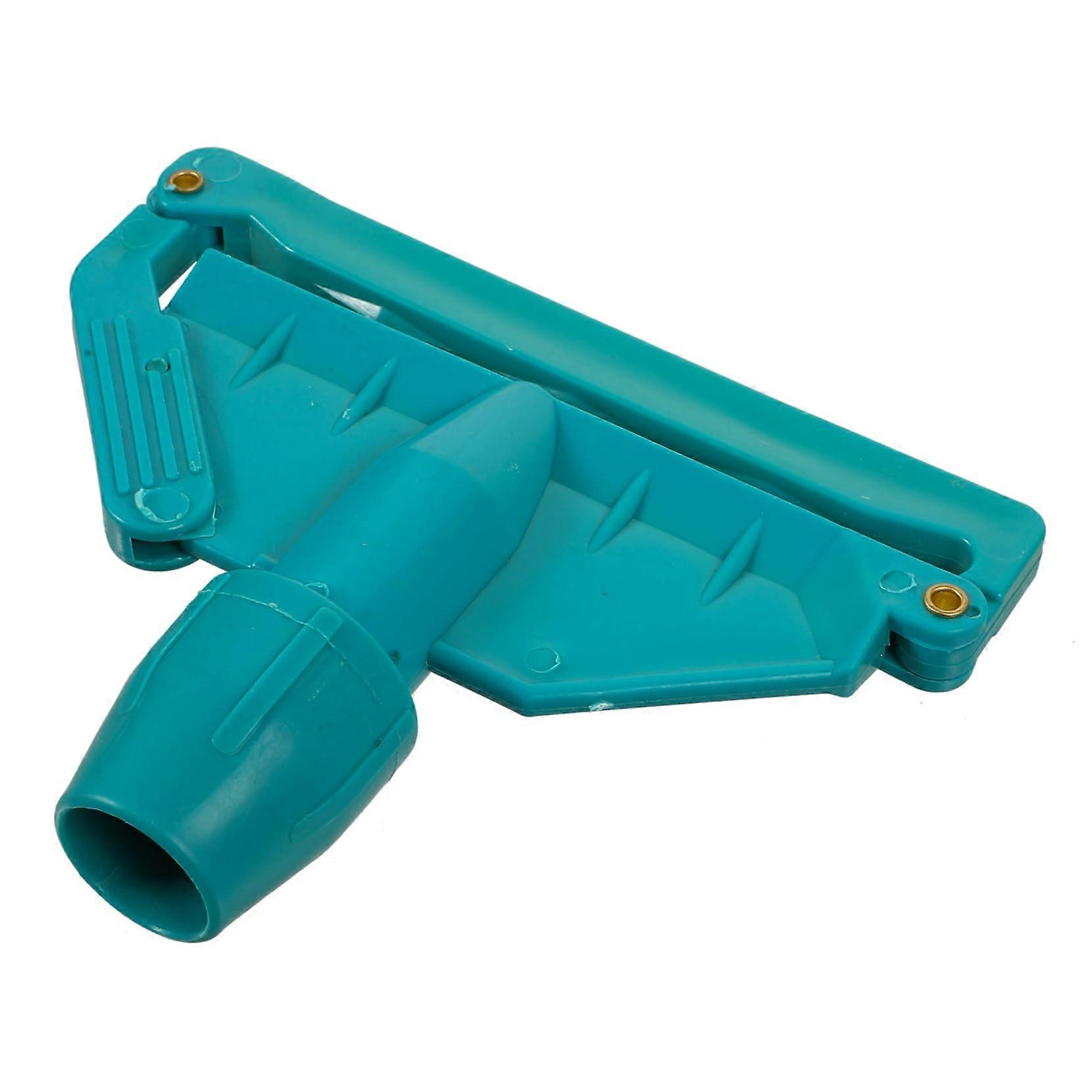 Mop Clamp Holder with Secure Grip Design, Universal Mop Compatibility, Detachable Green Plastic Clip