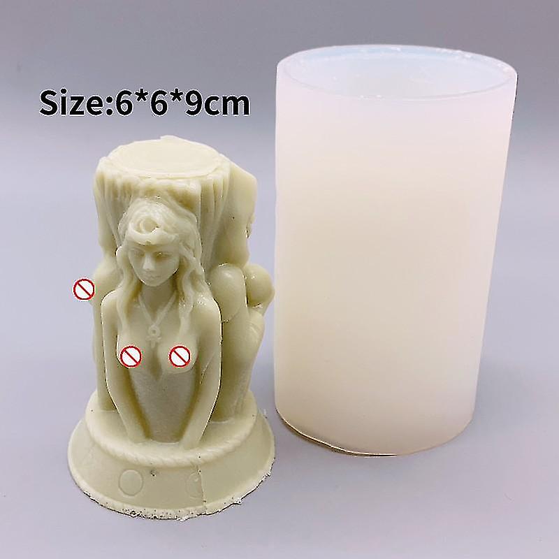 3d Virgin Mary Modeling Silicone Candle Mold Candle Making Kit Large I