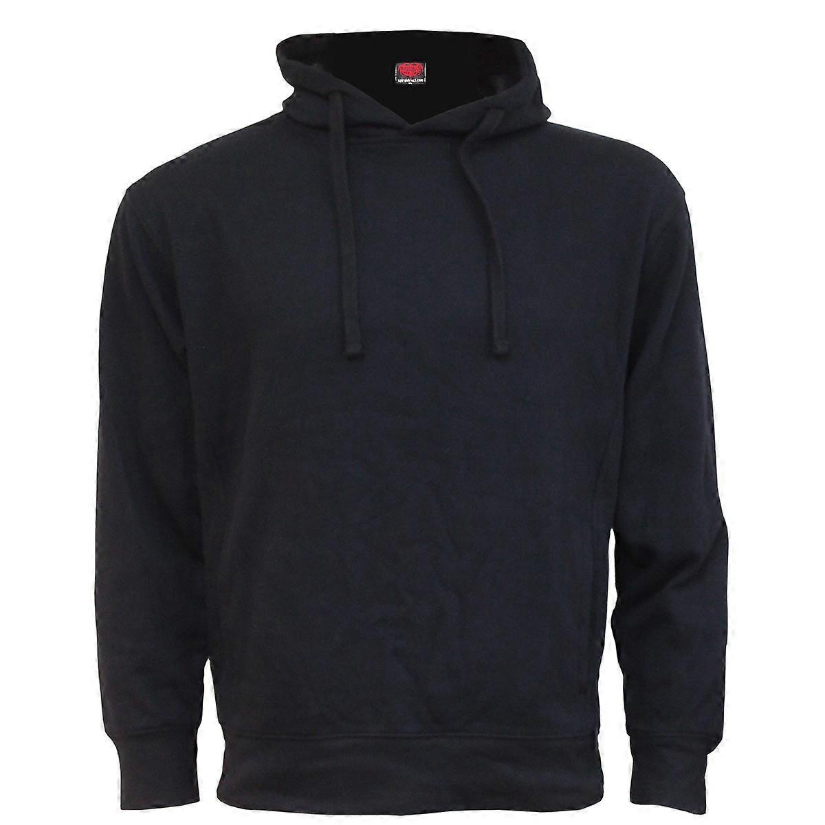 Spiral - Side Pocket Hoody Black