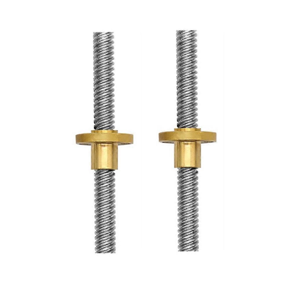 Stepper Motor Threaded Rod Lead Screw for 3D Printer 6Pcs Stainless Steel