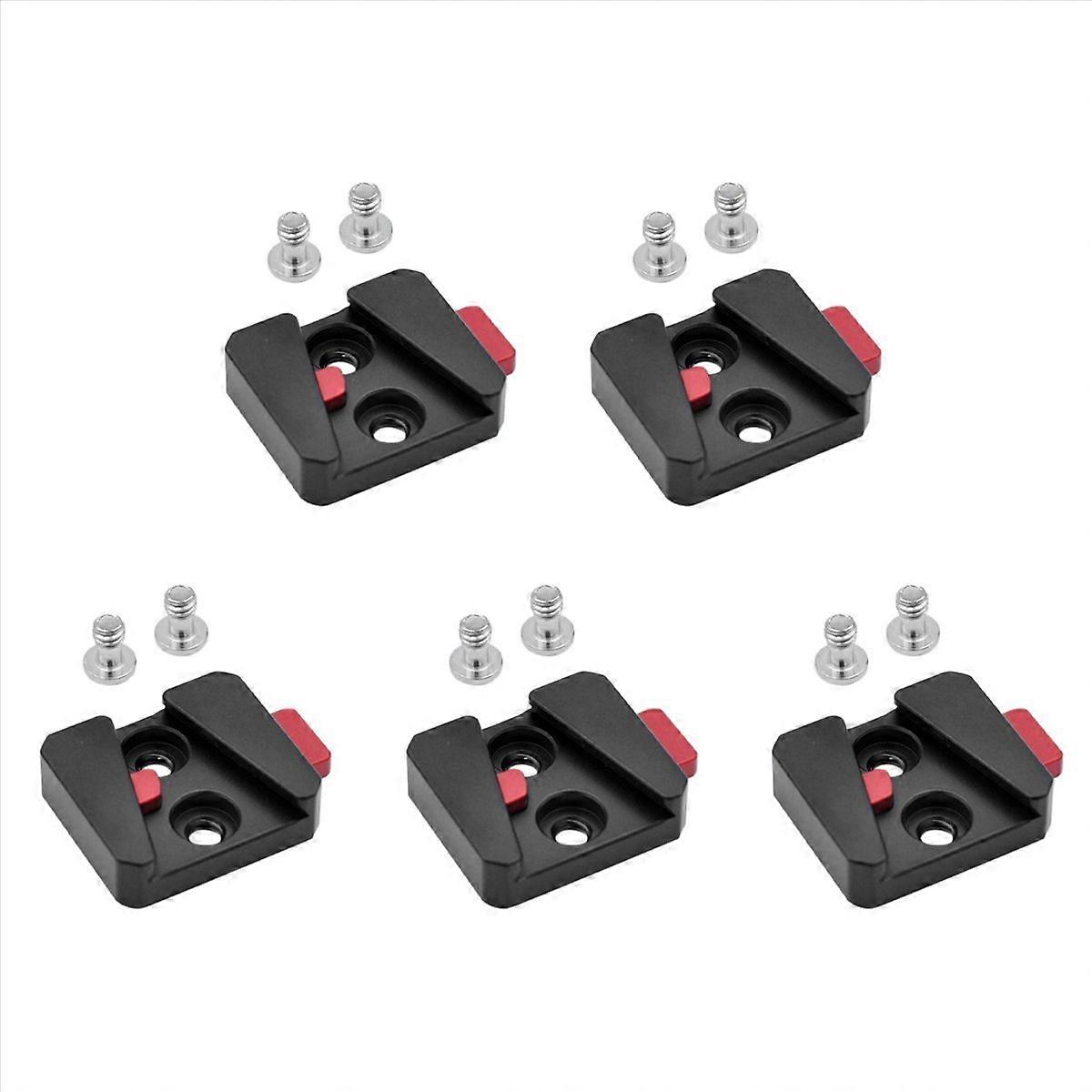 1/4 Universal V Mount Battery Quick Release Plate Adapter Black