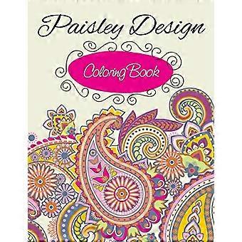 Paisley mönster målarbok