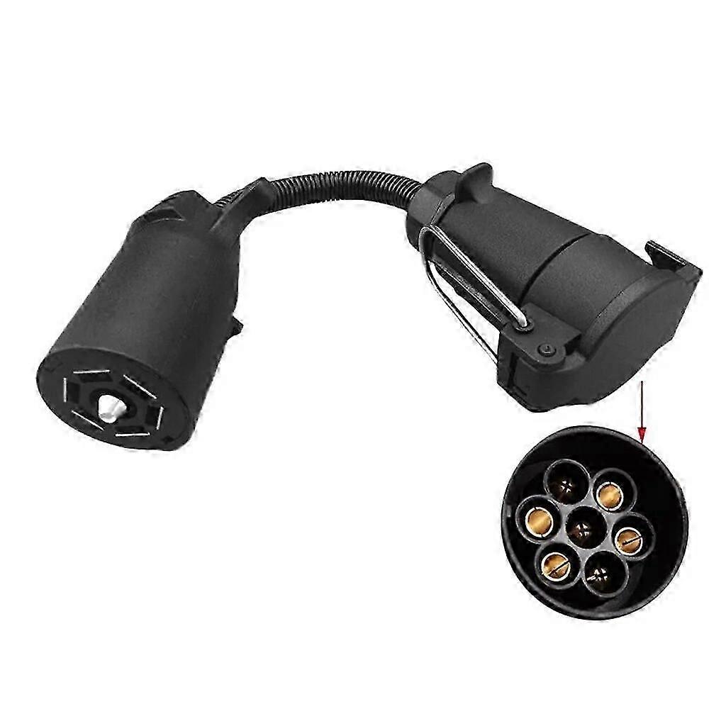 Trailer Conversion Plug Socket 7-pin European Plug to 7-pin American Socket Trailer Accessories