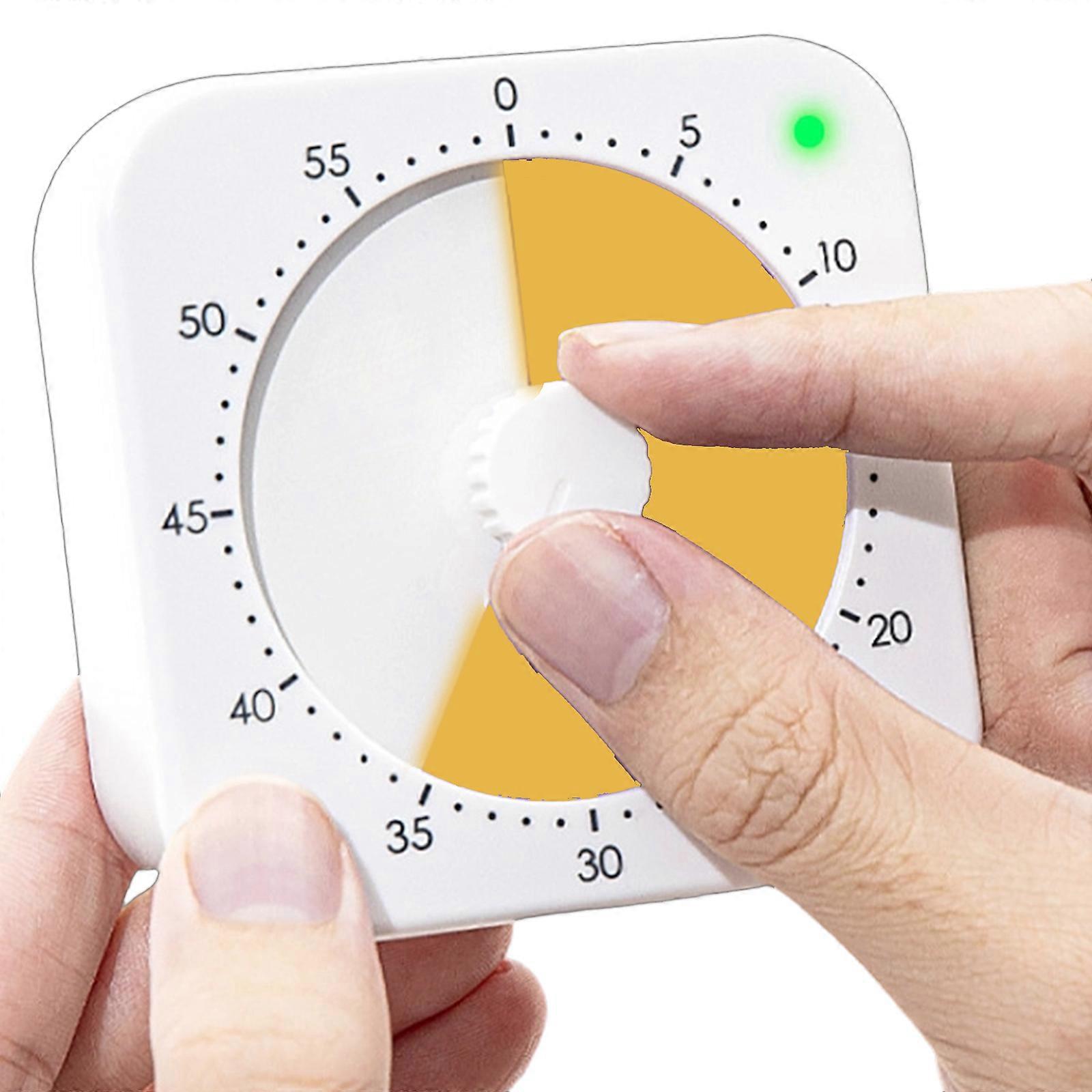 Heat Resistant Kitchen Countdowns Clock With Accurate Timing Function For Baking And Laboratory Use  Yellow