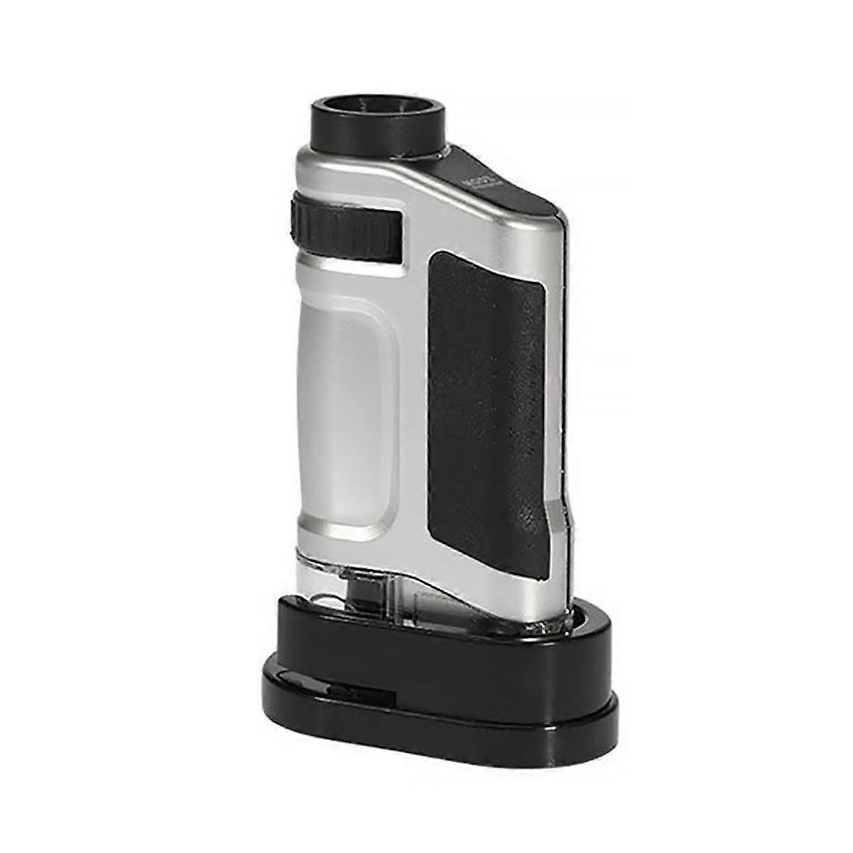 Pocket Microscope with LED Illumination, Mini Zoom Optics for Slides and Easy Monocular Viewing