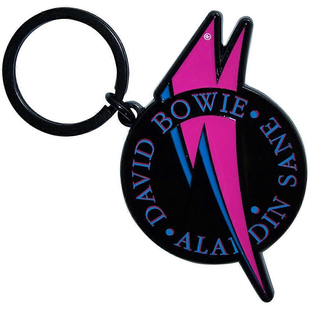 David Bowie Aladdin Sane keyring Keychain