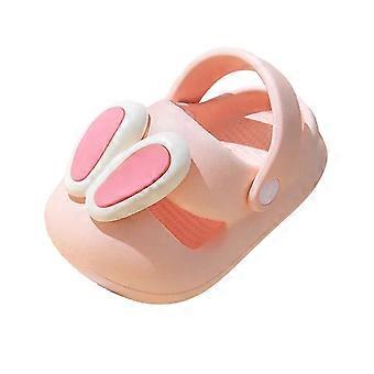 Toddler Boys Girls Slip On Walking Shoes Breathable Quick-Dry Lightweight Barefoot Slippers Slides Pink 18-24 Month