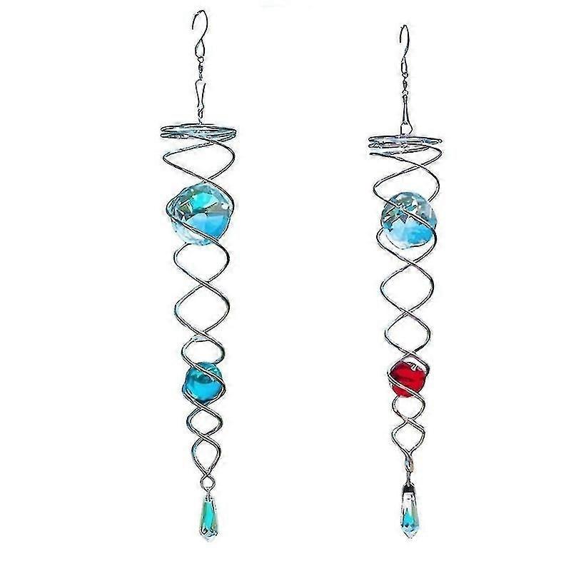 hagedekor vindspinner med krystallkule