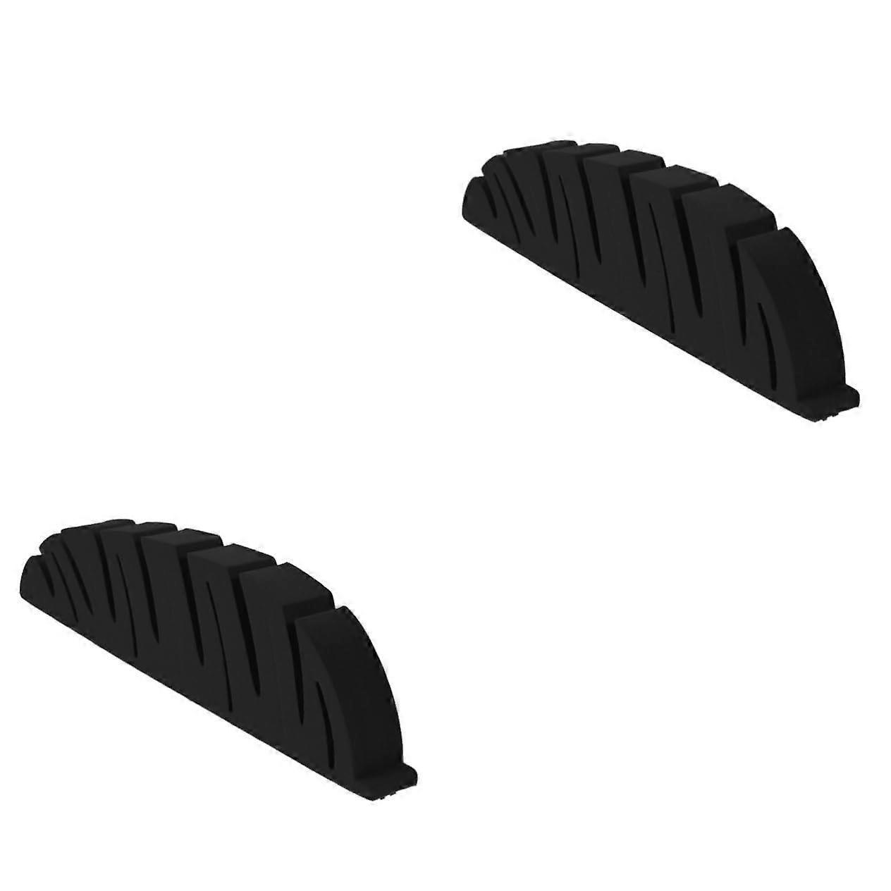 2pcs Leaf Shaped Makeup Brush Holder and Drying Rack Adhesive Wall Mounted SpaceSaving Organizer