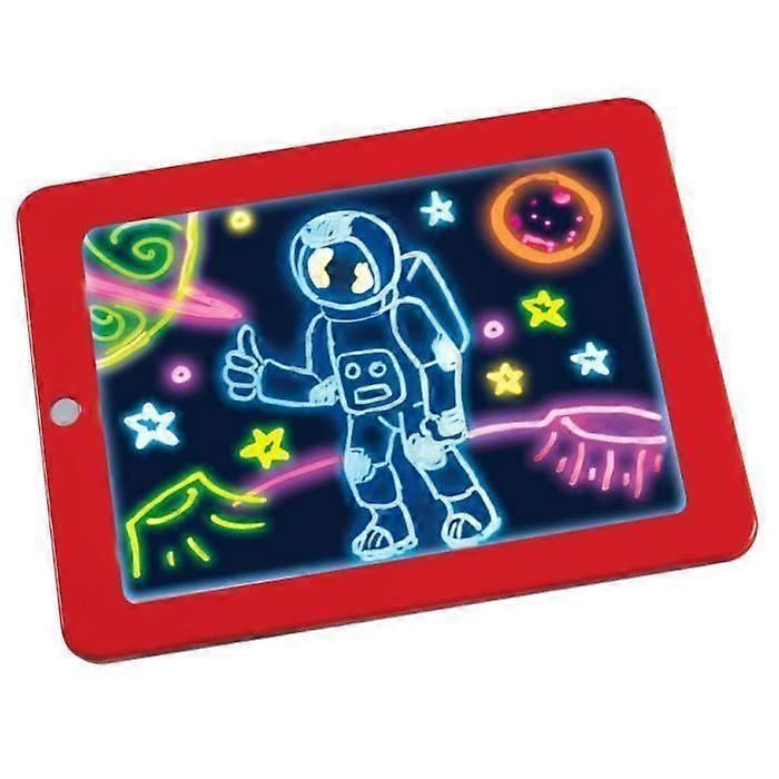 Magic Tablet - Magic Pad - Red - For children from 4 years old - Reusable - Stimulates creativity