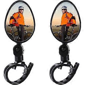 Delar cykel backspegel, cykel speglar, 360 justerbar, för 15-35mm styre, cykel styre backspegel, cykel backspegel för