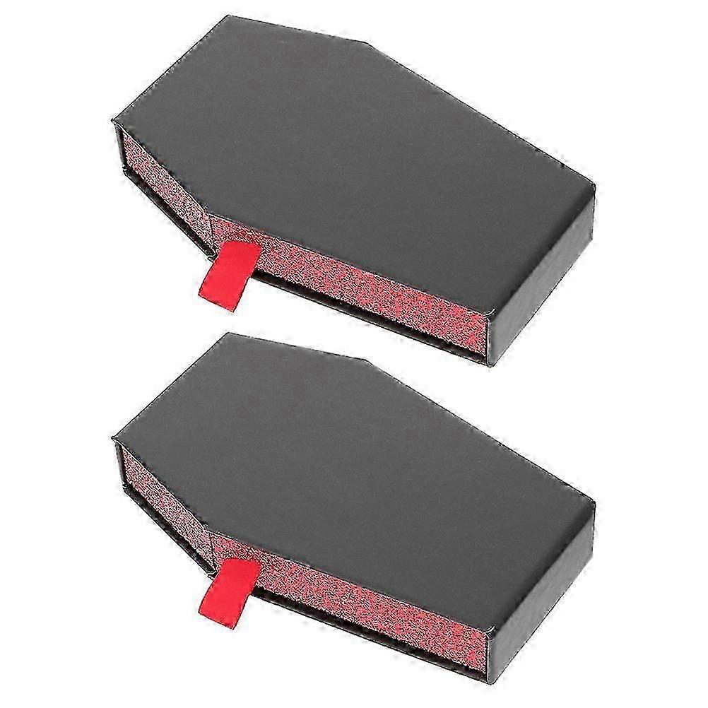 Black Halloween Candy Boxes for Storage Use with 2Pcs Coffin Boxes