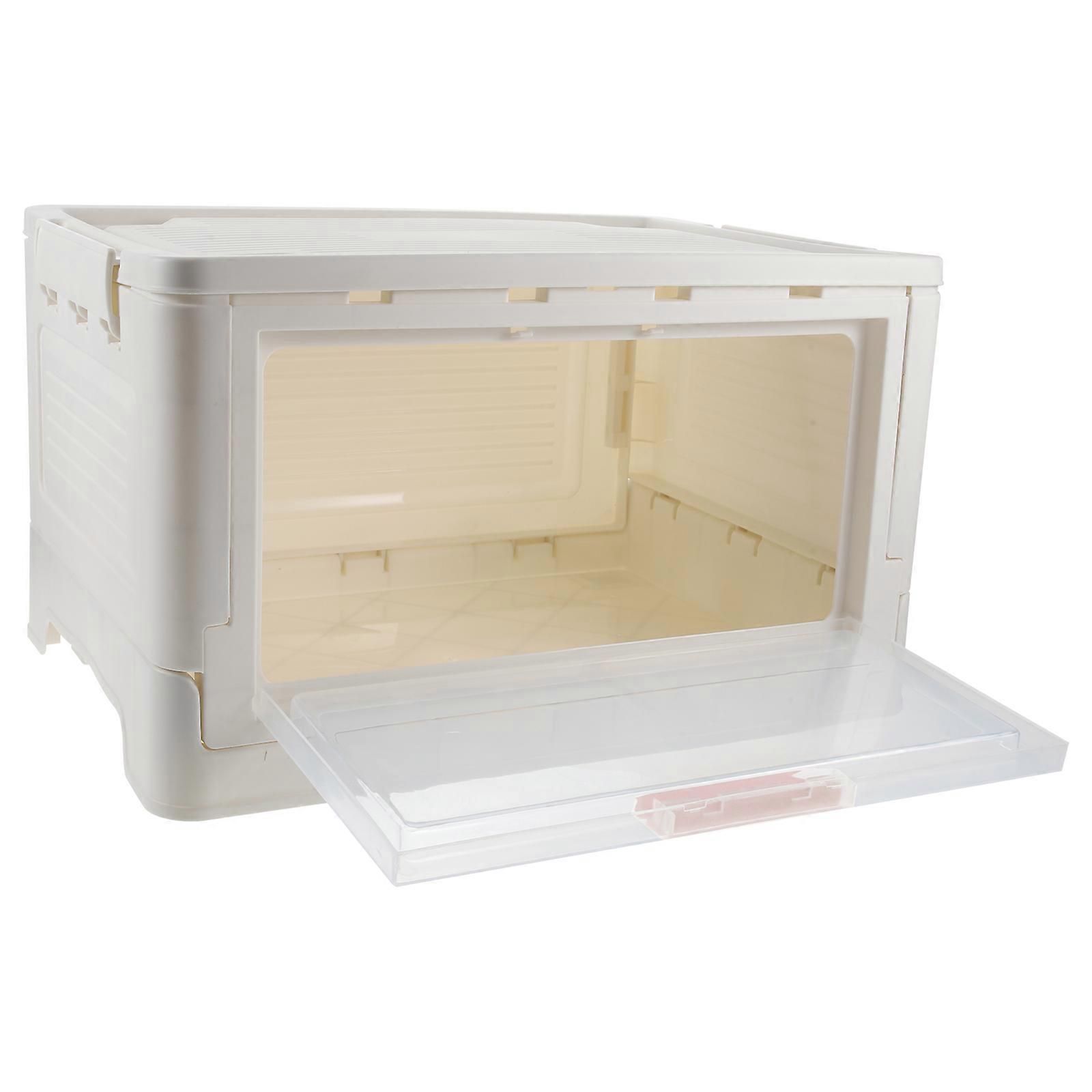 Pink Foldable Storage Box Plastic Organizer for Chicken Storage