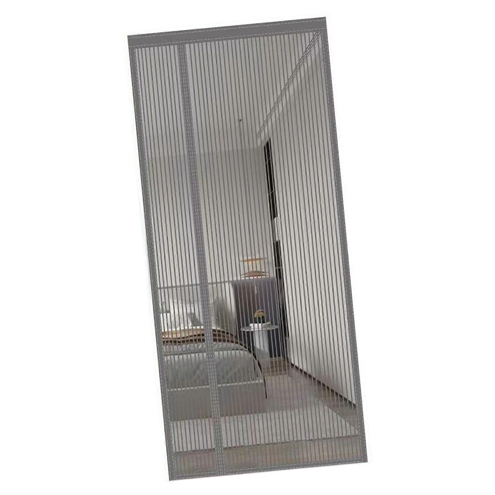 Shutting Polyester Net Panel For Easy Pet Access And Defended Indoor Sections  Gray
