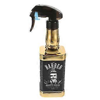 Flacone spray dorato per parrucchieri, flacone spray da barbiere di grande capacità