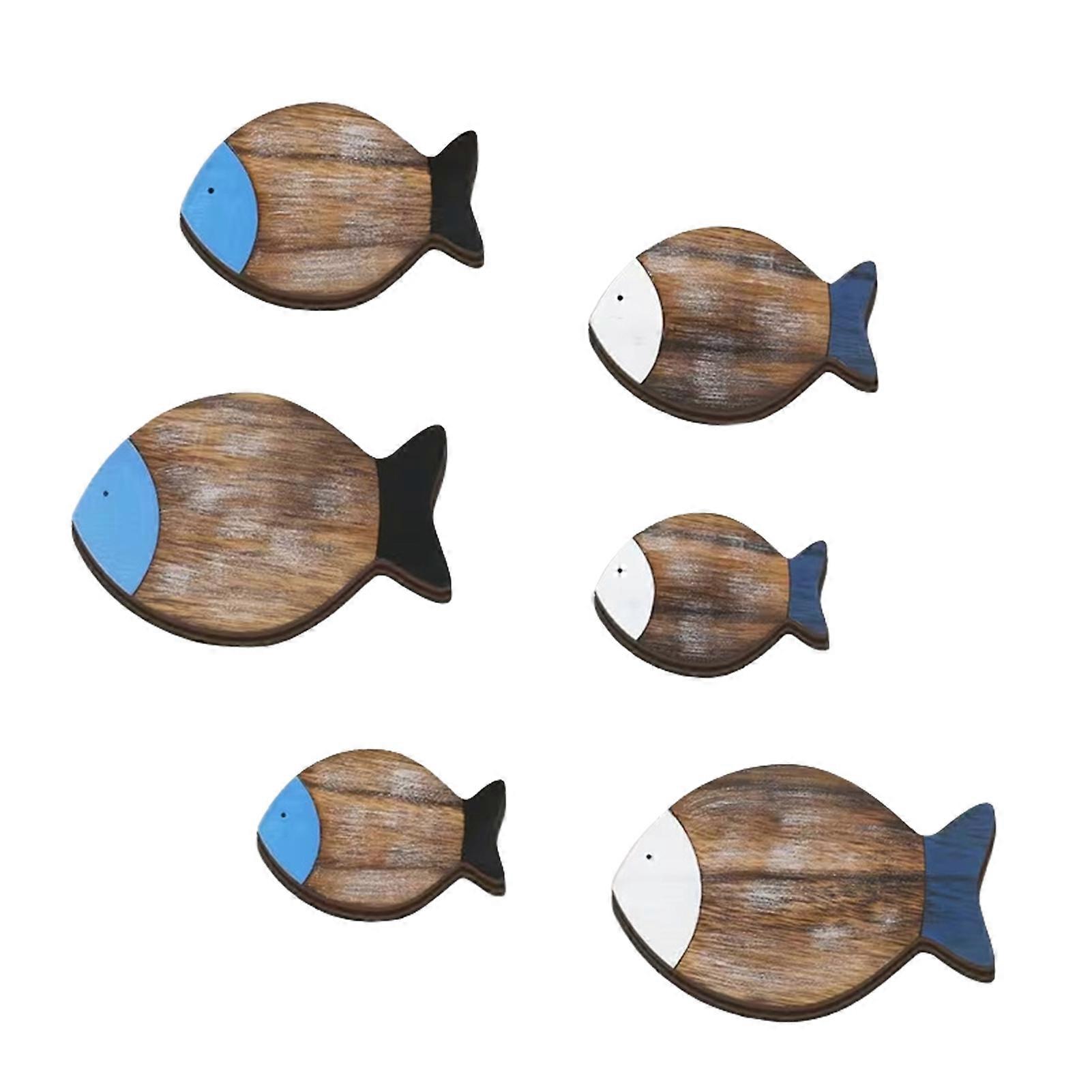 Nautical Fish Wall Sculpture Rustic Ocean Theme Decor