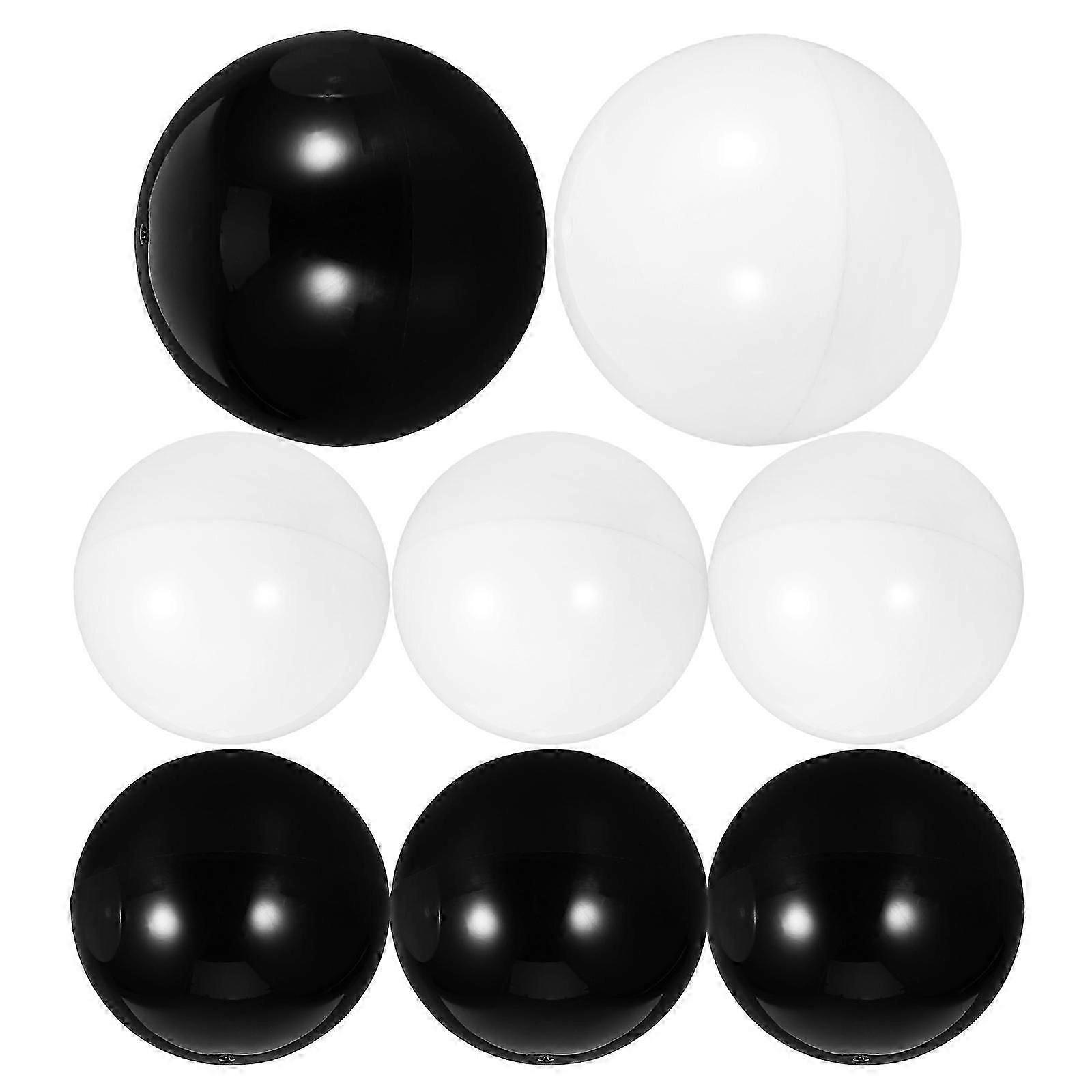 Empty Round Capsules Plastic Balls for Vending Machine 8Pcs Multi Color