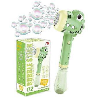 Chick Bubble Machine dla dzieci - Bubble Gun ze światłami i efektami dźwiękowymi - Zestaw różdżek bąbelkowych na imprezy i zabawy na świeżym powietrzu - Prezent urodzinowy dla chłopców i G