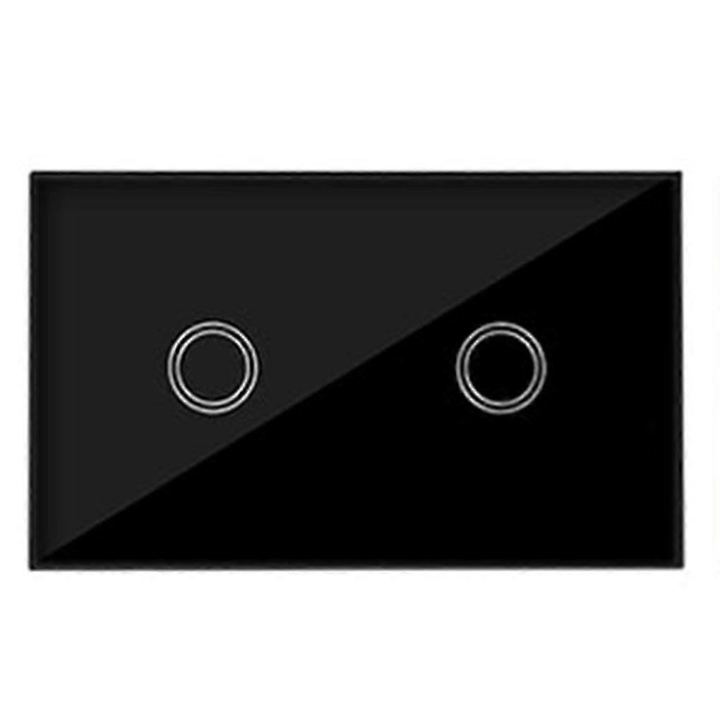Smart Wall Touch Switch Light Panel US Touch On/Off Sensor Two Gang One Way Waterproof 240V Controller Switch