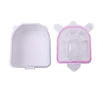 Manicure Soaking Bowls for Nail Removal 2Pcs White Nail Art Bowls