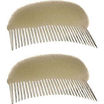 2 STKS Vrouwen Spons Schuim Bump Up Haar Kam Bump It Up Volume Inserts Styling Tool