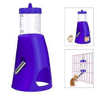 Small Animal Hideout Hamster Water Bottle Dispenser 2 in 1 Drinking