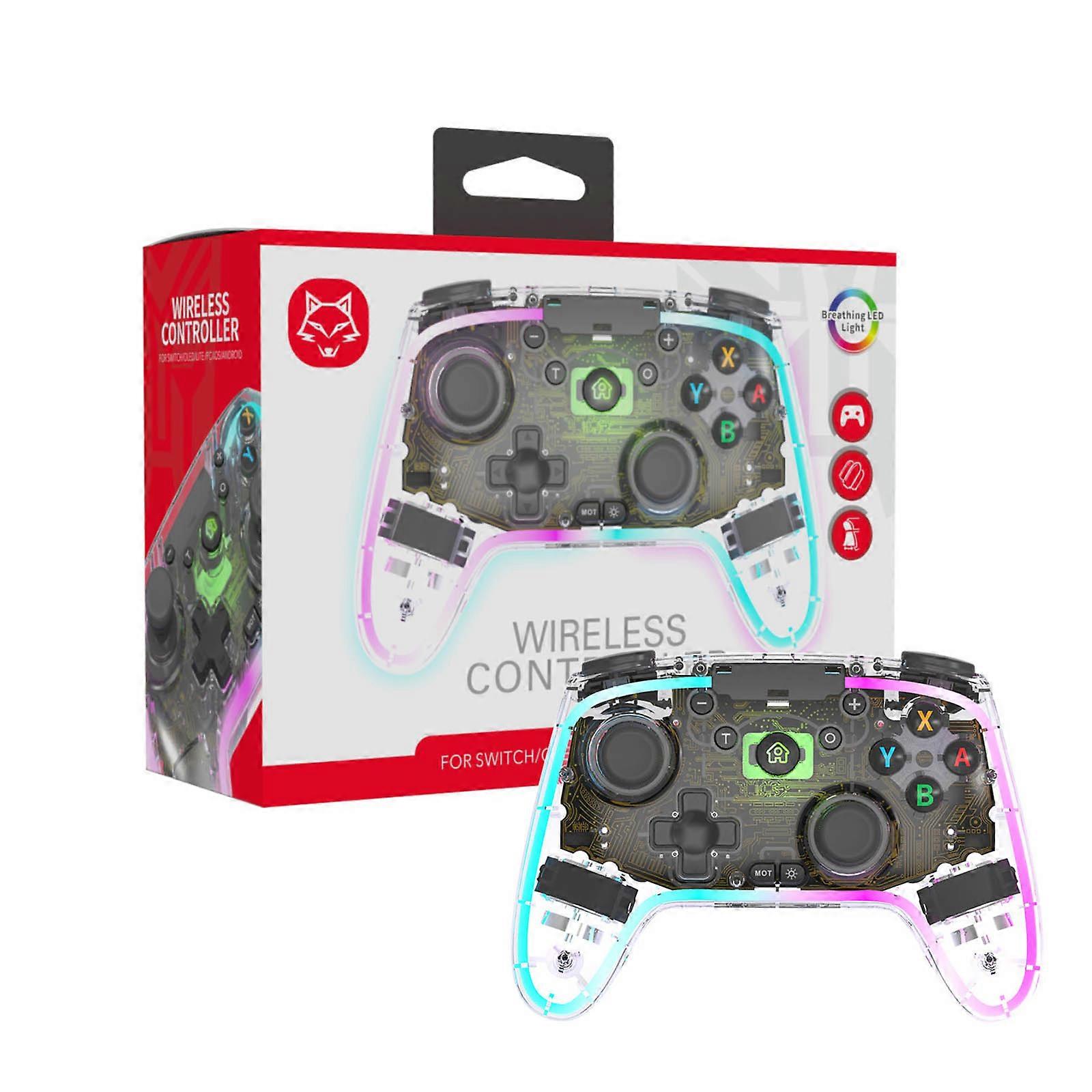 For Joy Pad  Pro Wireless Controller For PC / Lite / OLED Adjustable LED By APP for controller Multicolor