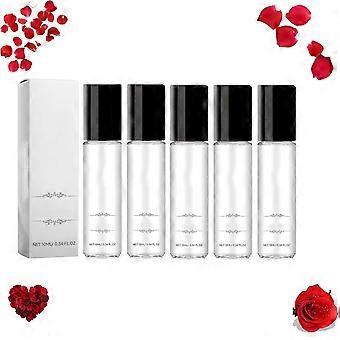 Pheromone Cologne for Men, Long Lasting Woody Spicy Fragrance, Travel Size 0.34oz 5 Pack