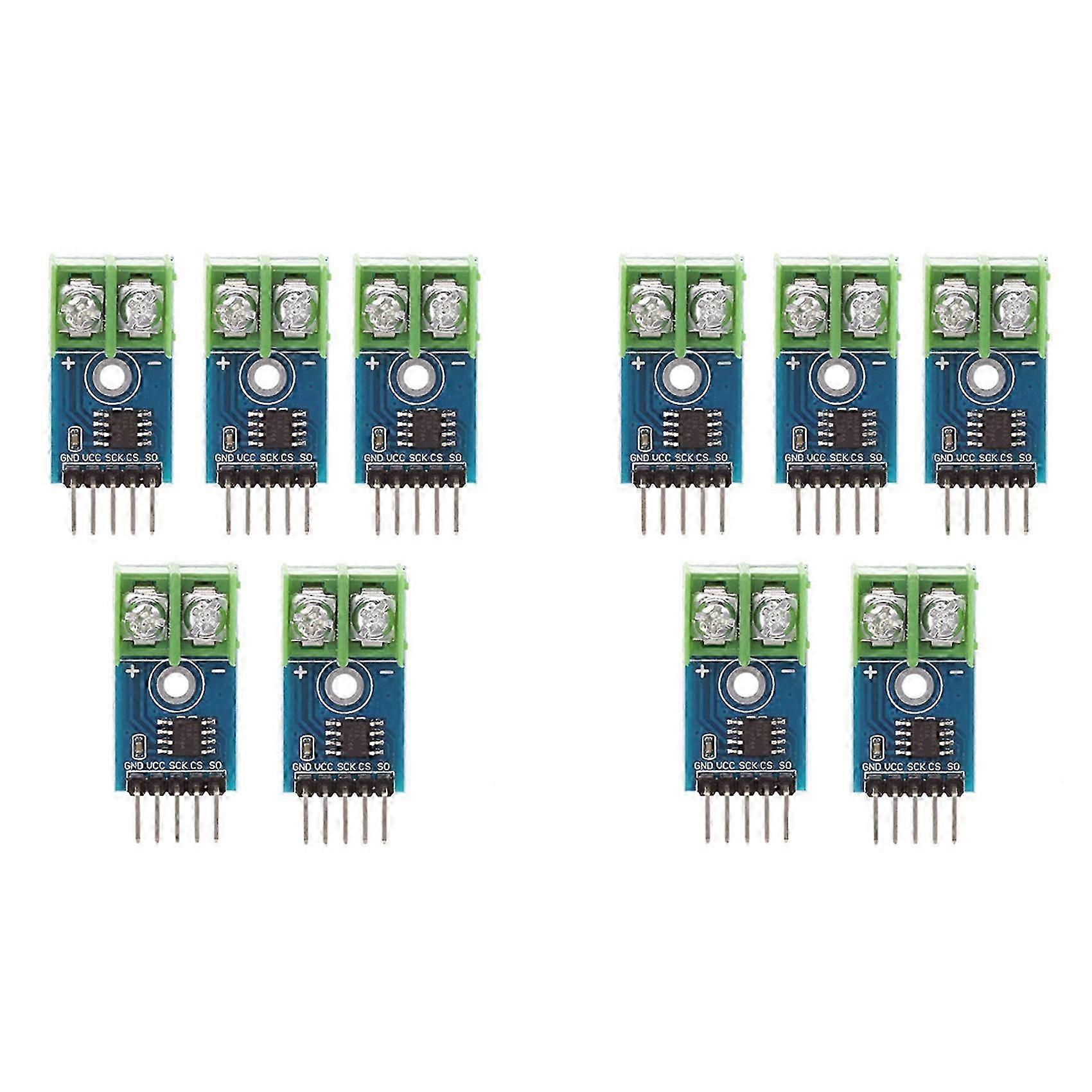 10PCS MAX6675 K Type Thermocouple Temperature Sensor Module compatible with Raspberry Pi Arduino